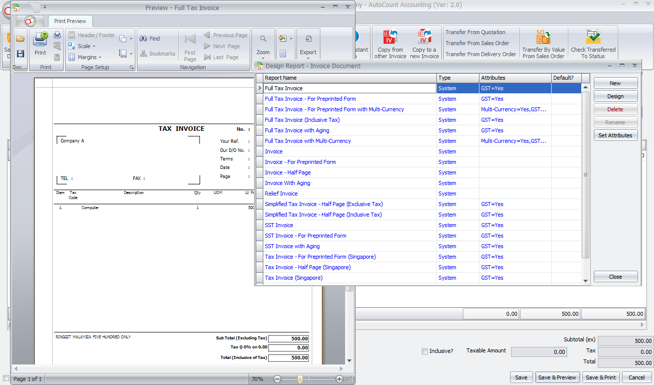autocount accounting 2.0 highly customizable johor bahru